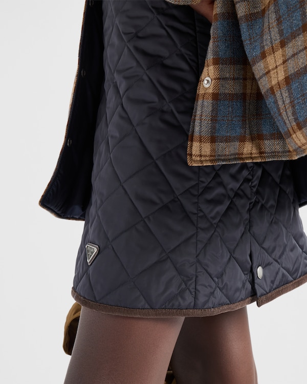 Lightweight Re-Nylon miniskirt