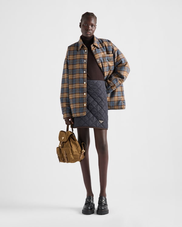 Lightweight Re-Nylon miniskirt