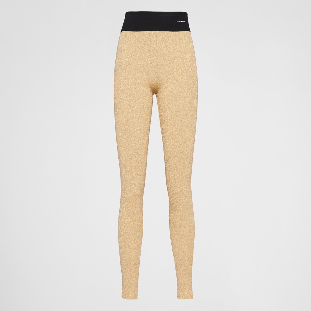 Prada Legging en lamé 1