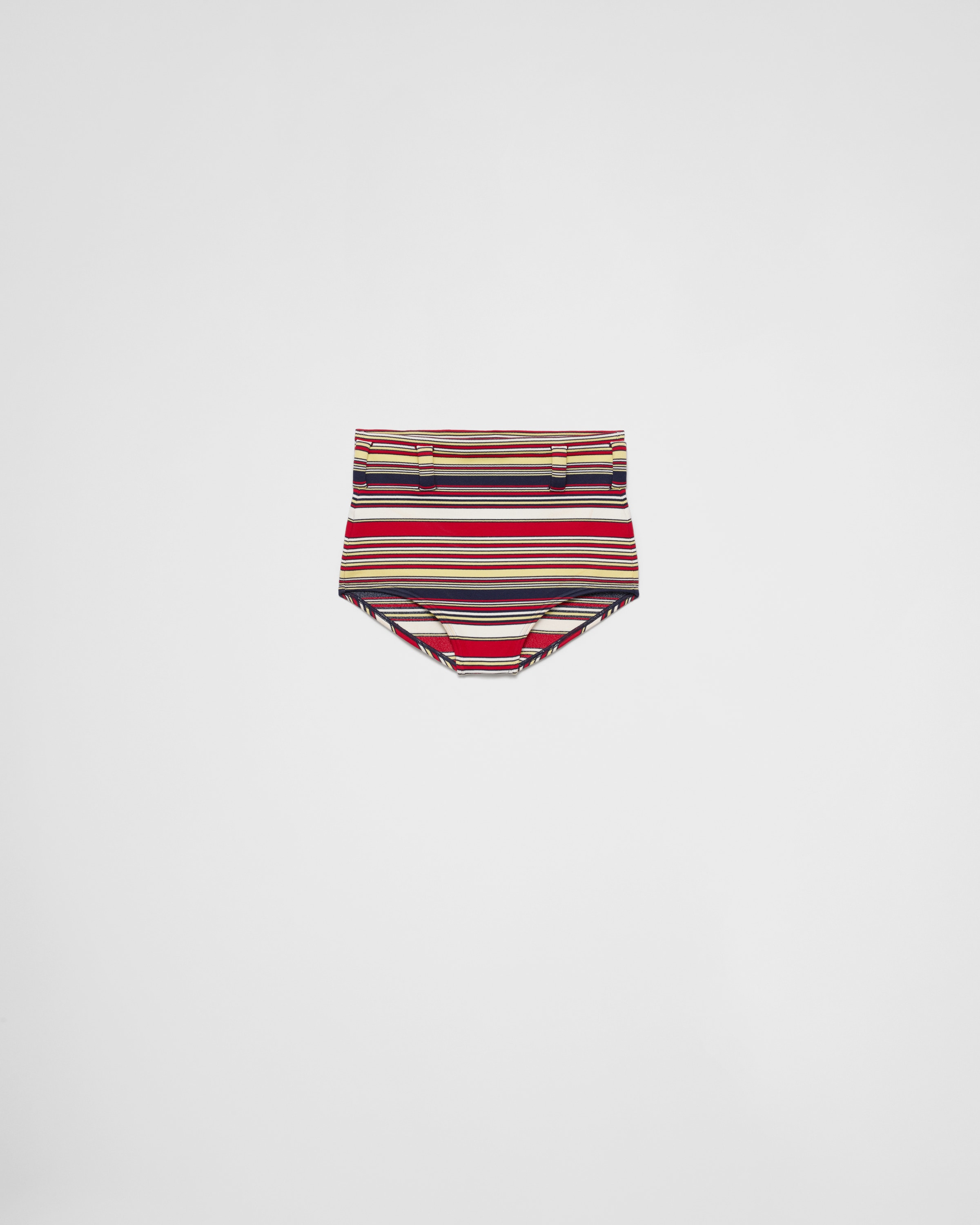Prada レース付 コットン ショートパンツCotton shorts 関税込 ネイビー レース付 コットン ショートパンツ | PRADA
