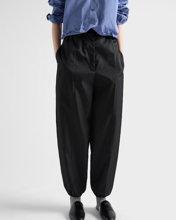 Re-Nylon joggers - Black