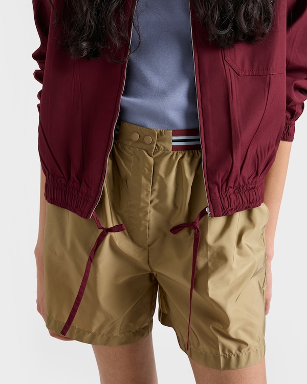 Lightweight Re-Nylon Bermuda shorts - Sesame Lightweight Re-Nylon Bermuda shorts - Sesame