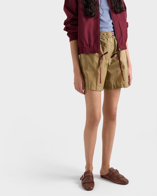 Lightweight Re-Nylon Bermuda shorts - Sesame Lightweight Re-Nylon Bermuda shorts - Sesame