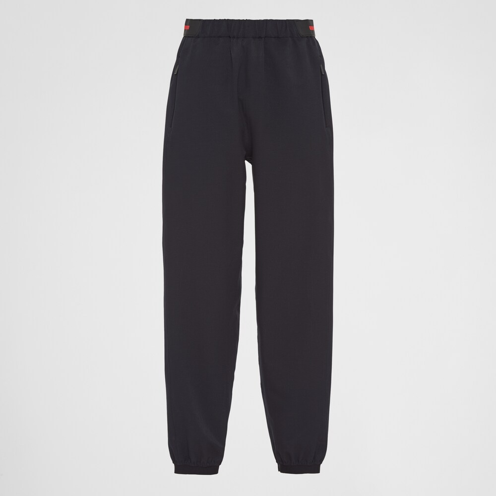 Prada Light Bi-Stretch wide-leg pants 1