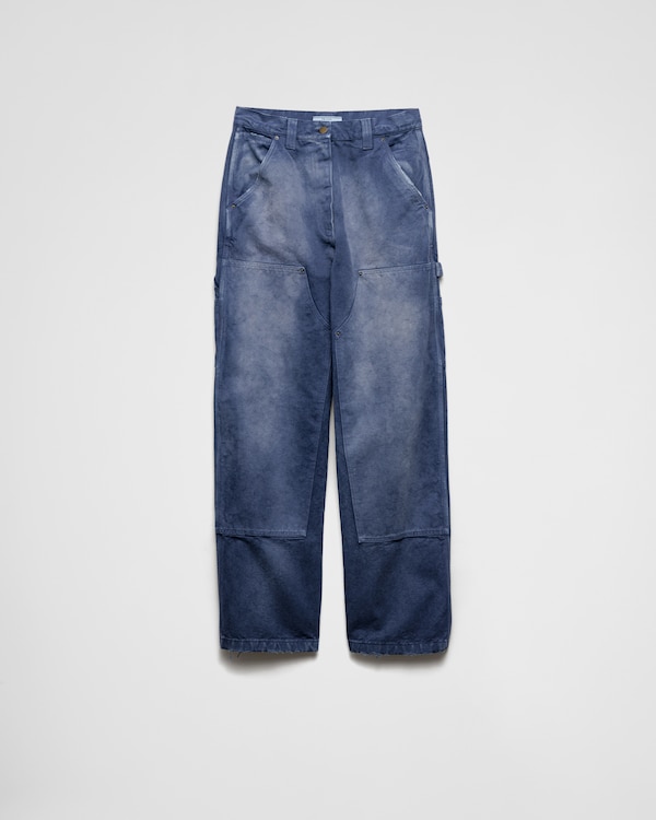 中古・古着通販】PRADA (プラダ) RE-NYLONカーゴパンツ ブラック