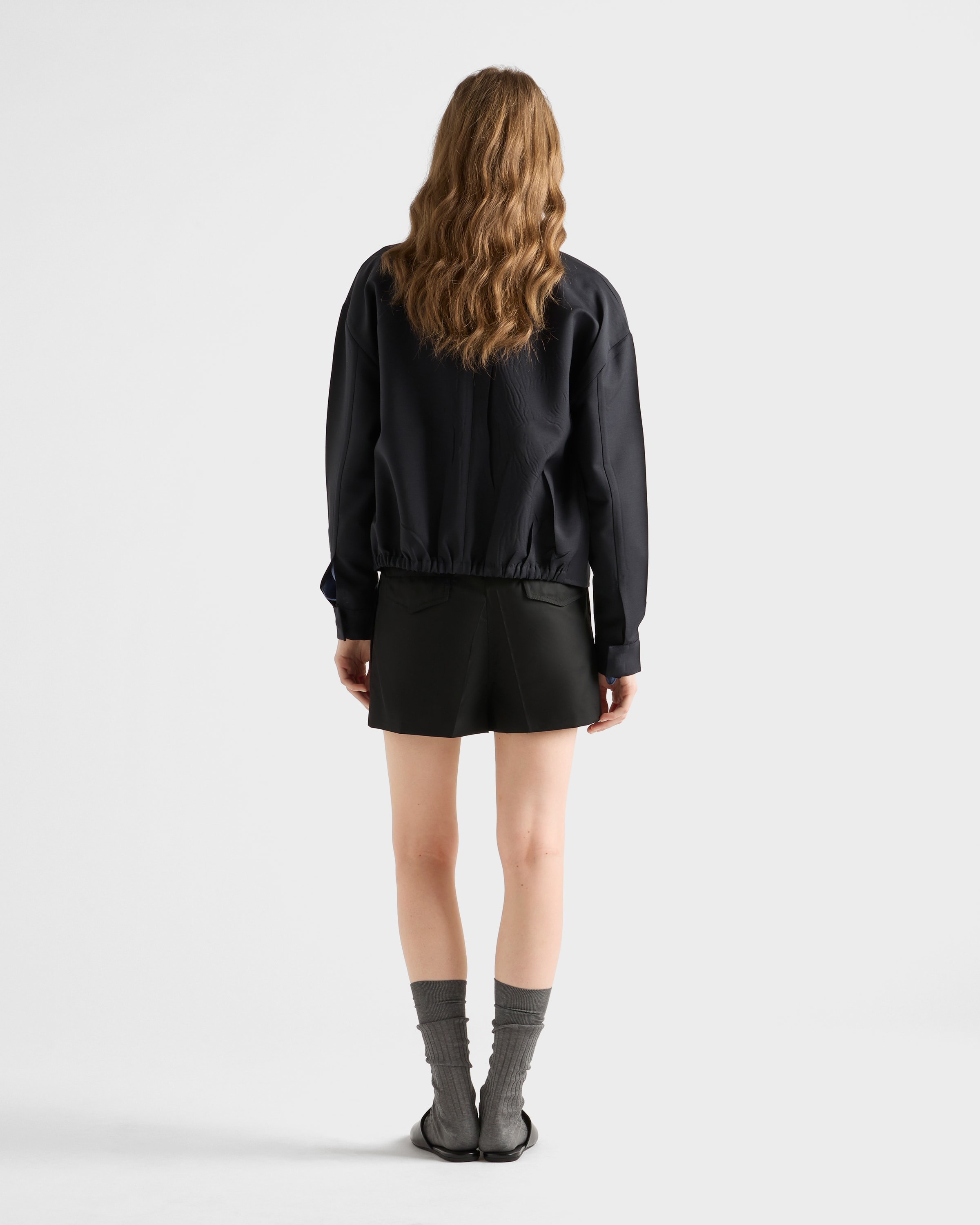 ショートパンツ PRADA Women Shorts  Burmudas P242IKSOOO15GJ F0002 Black PRADA: Women's Re-Nylon Shorts (Black) | DSMS E-SHOP