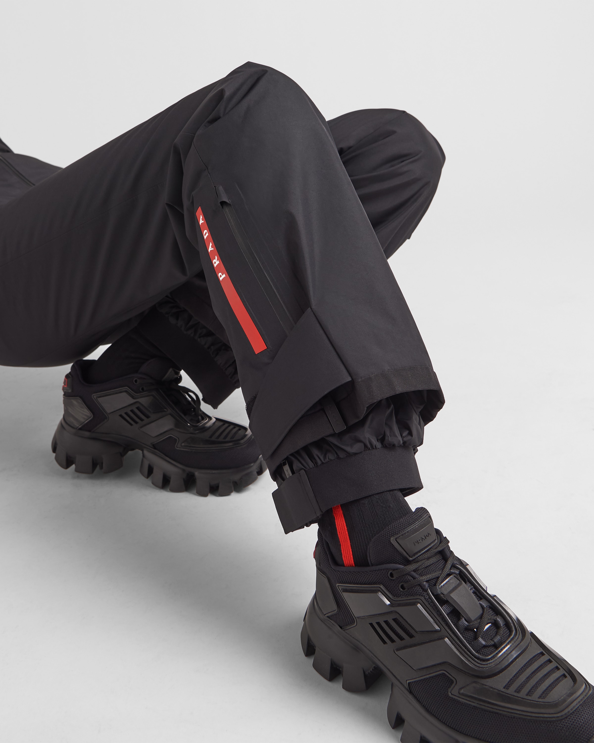 Black Extreme-tex Ski Suit With Straps | PRADA Black Extreme-tex Ski Suit With Straps | PRADA