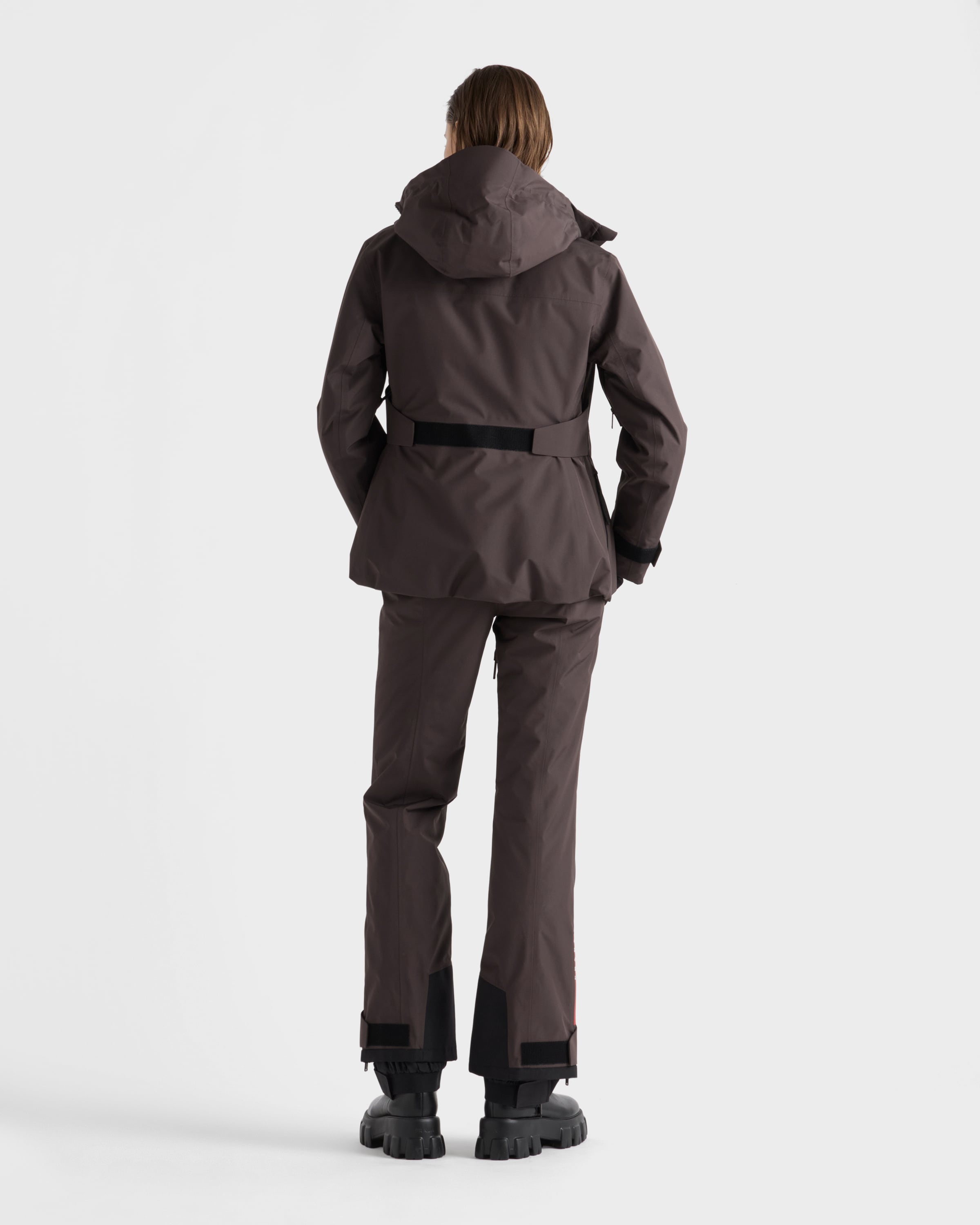 Ebony Extreme-tex Ski Suit With Straps | PRADA
