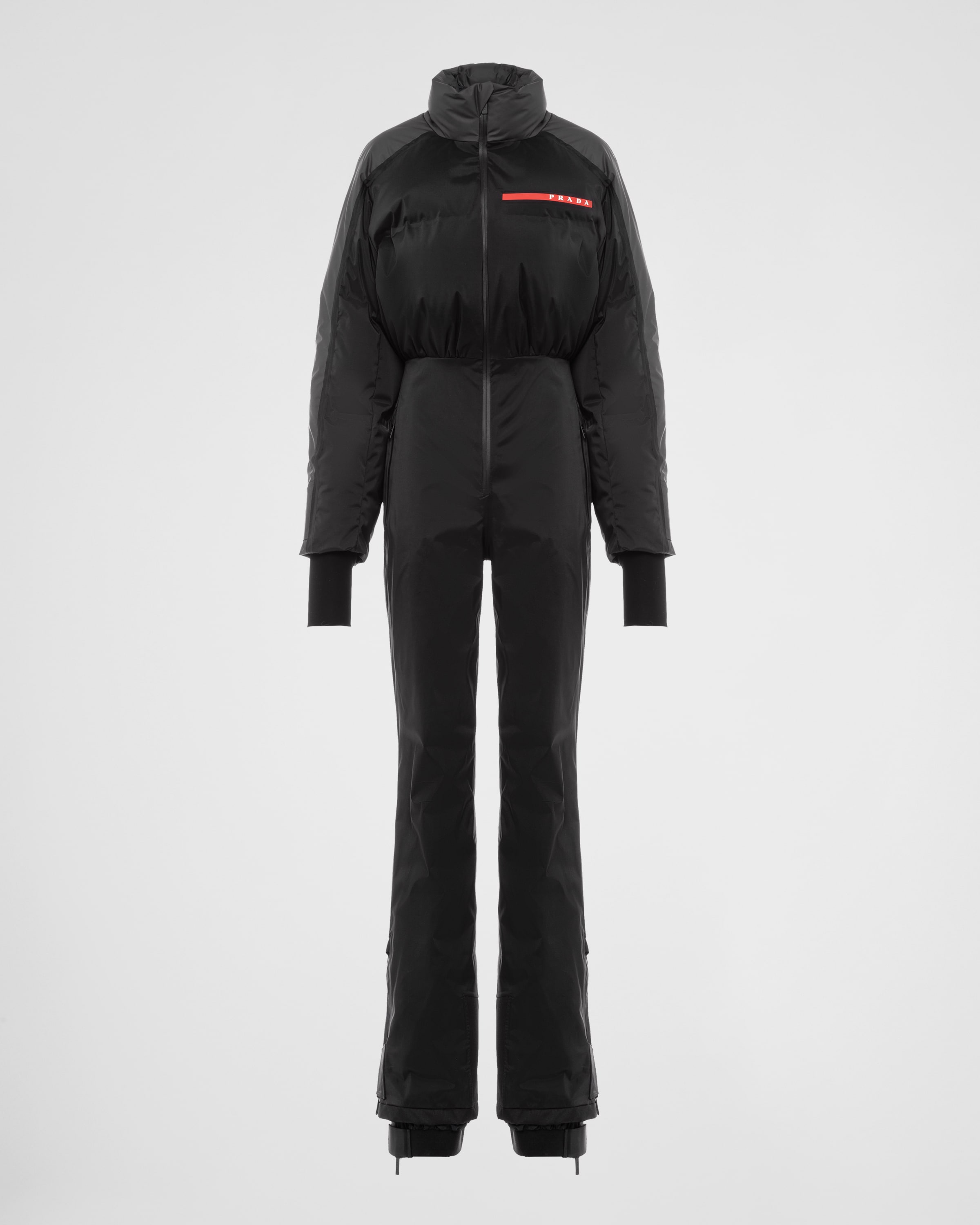 Prada Tuta Da Sci In Extreme-tex Stretch, Donna, Nero, Taglia XL
