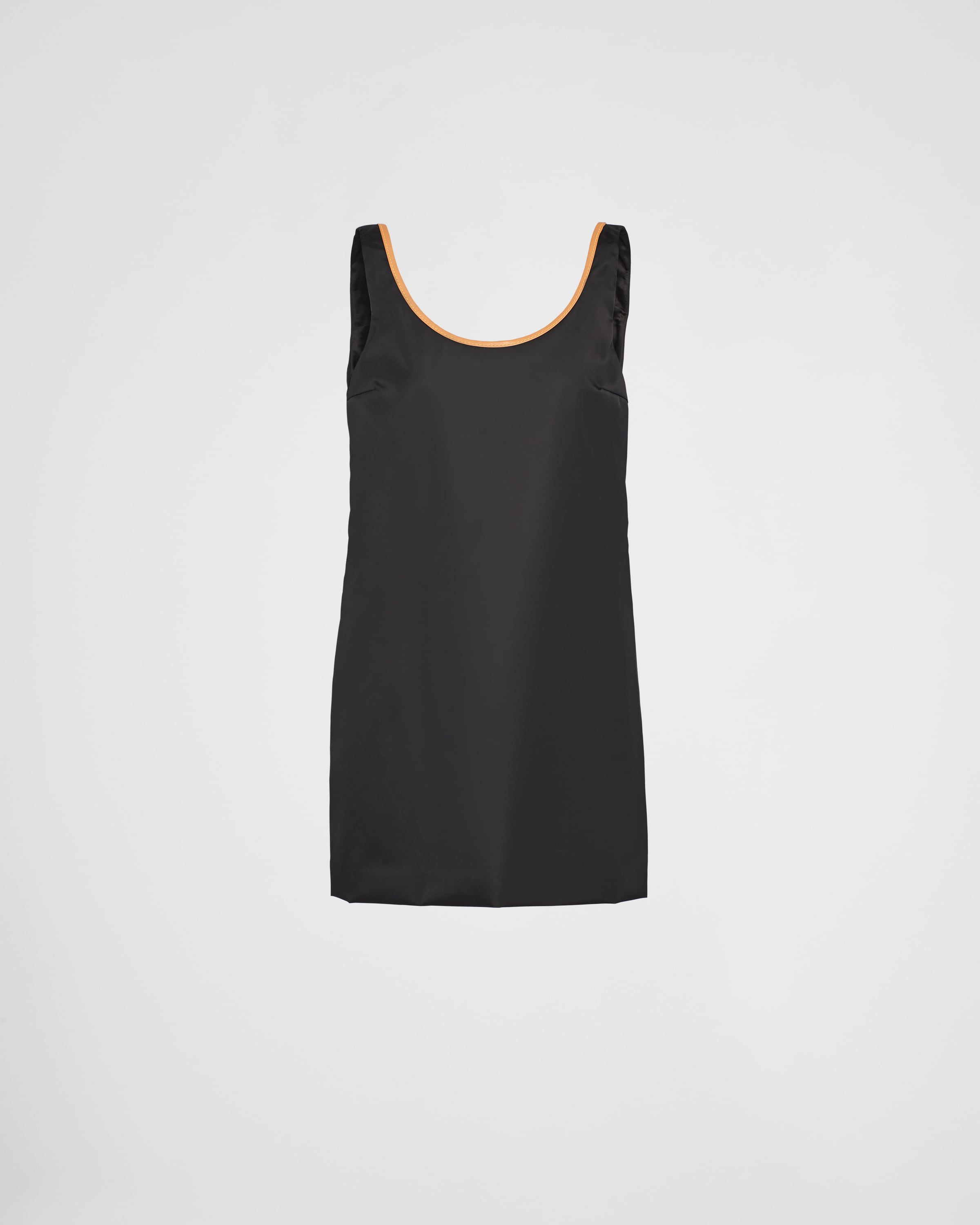 Prada Re-nylon Minidress Clothing In Black