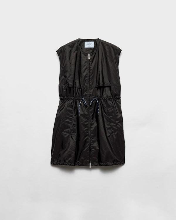 Black Re-nylon Mini-dress | PRADA