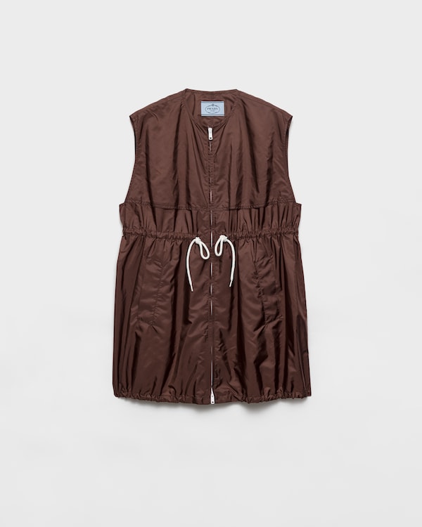 Lightweight Re-Nylon mini-dress - Cocoa Brown Lightweight Re-Nylon mini-dress - Cocoa Brown