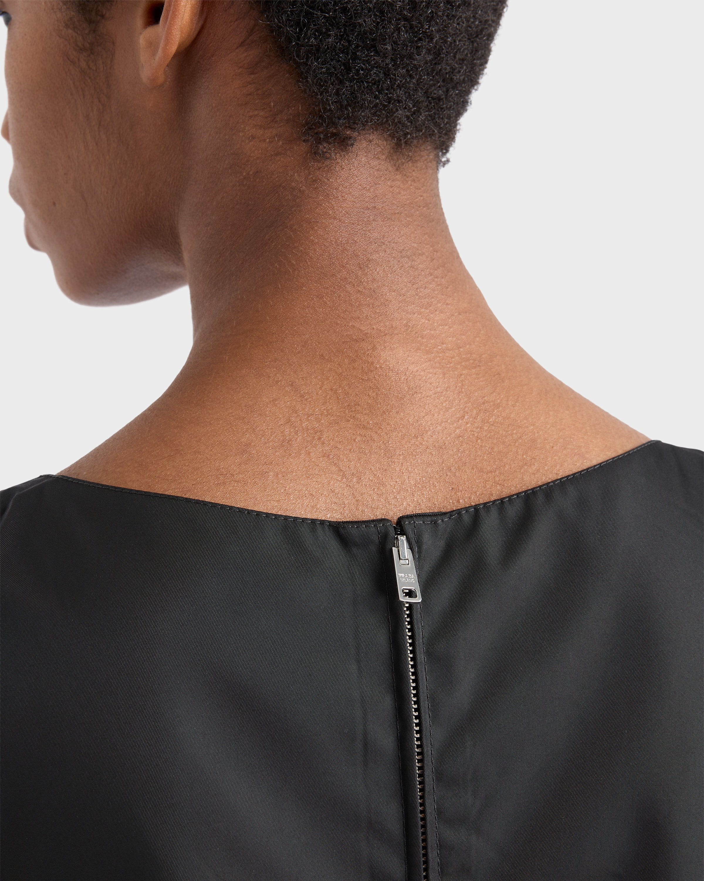 Black Re-nylon Mini-dress | PRADA