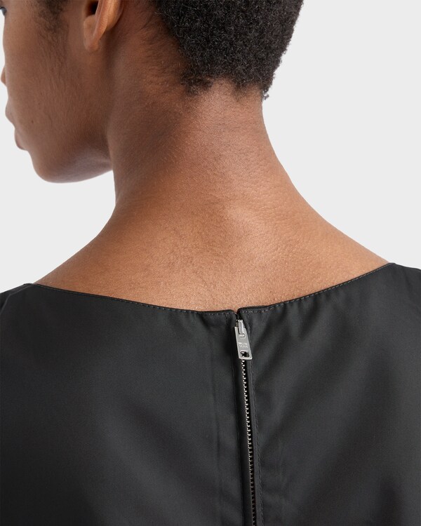 Re-Nylon mini-dress - Black Re-Nylon mini-dress - Black