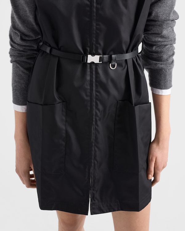 Re-Nylon ミニドレス - ブラック Re-Nylon ミニドレス - ブラック