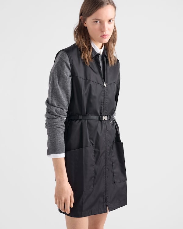 Re-Nylon ミニドレス - ブラック Re-Nylon ミニドレス - ブラック