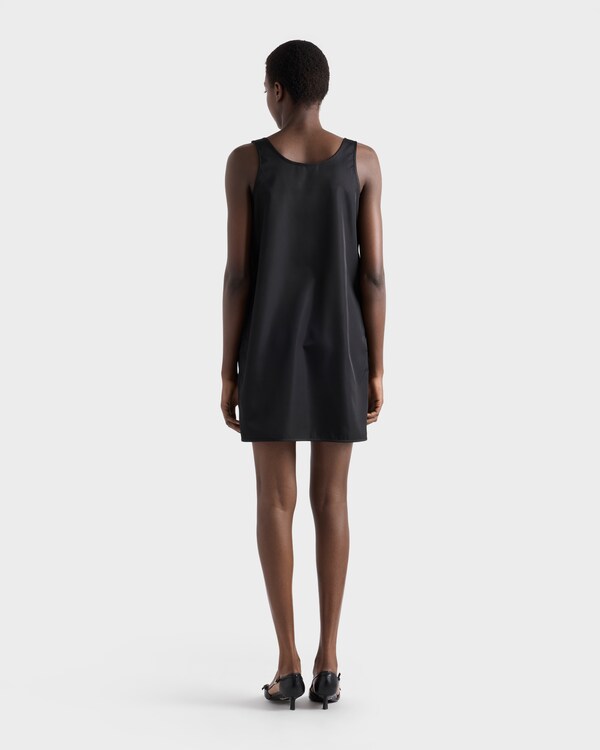 Re-Nylon mini-dress - Black Re-Nylon mini-dress - Black