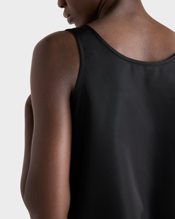 Re-Nylon mini-dress - Black Re-Nylon mini-dress - Black