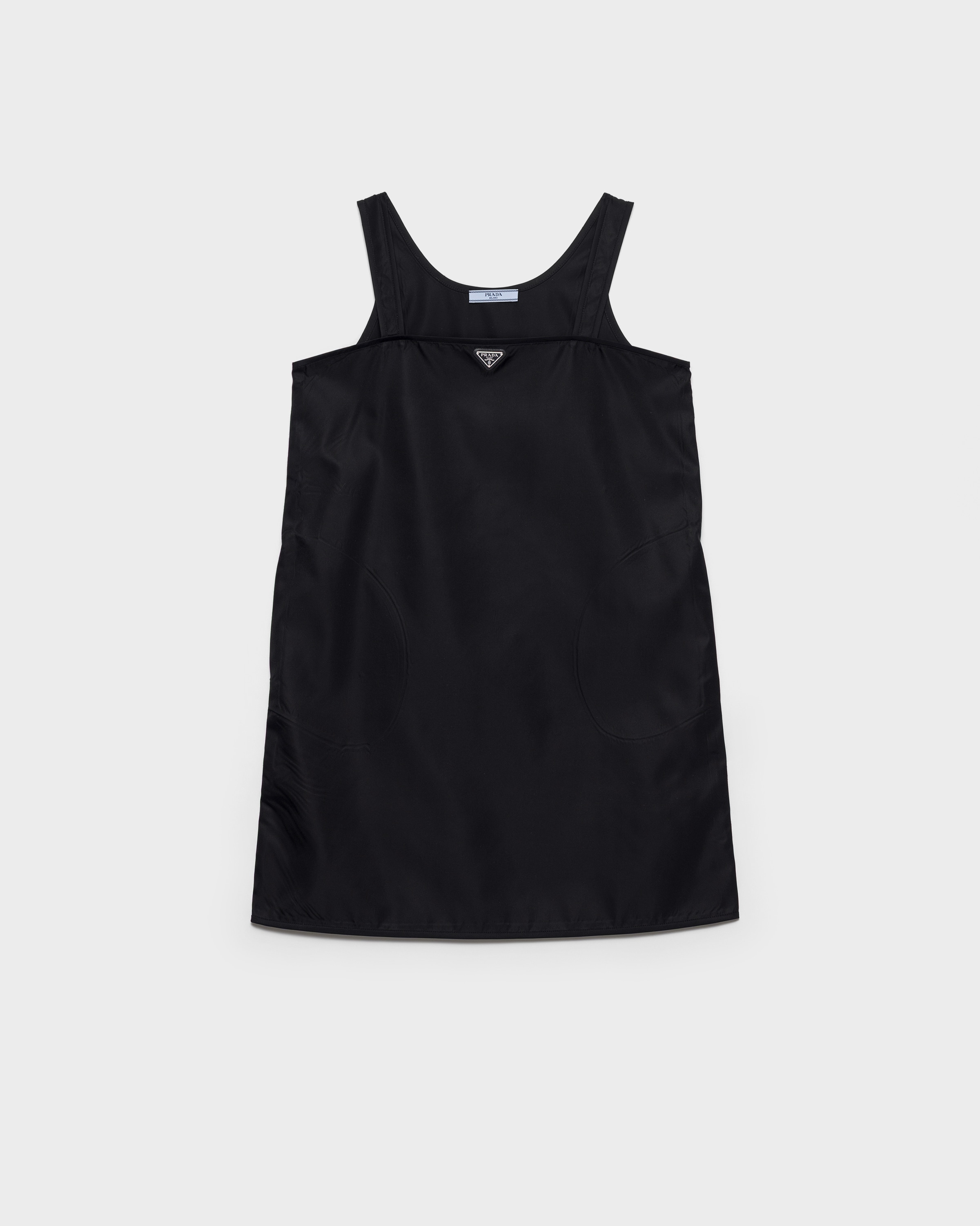 ブラック Re-nylon ミニドレス | PRADA - 日本