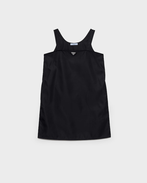 Re-Nylon mini-dress - Black Re-Nylon mini-dress - Black