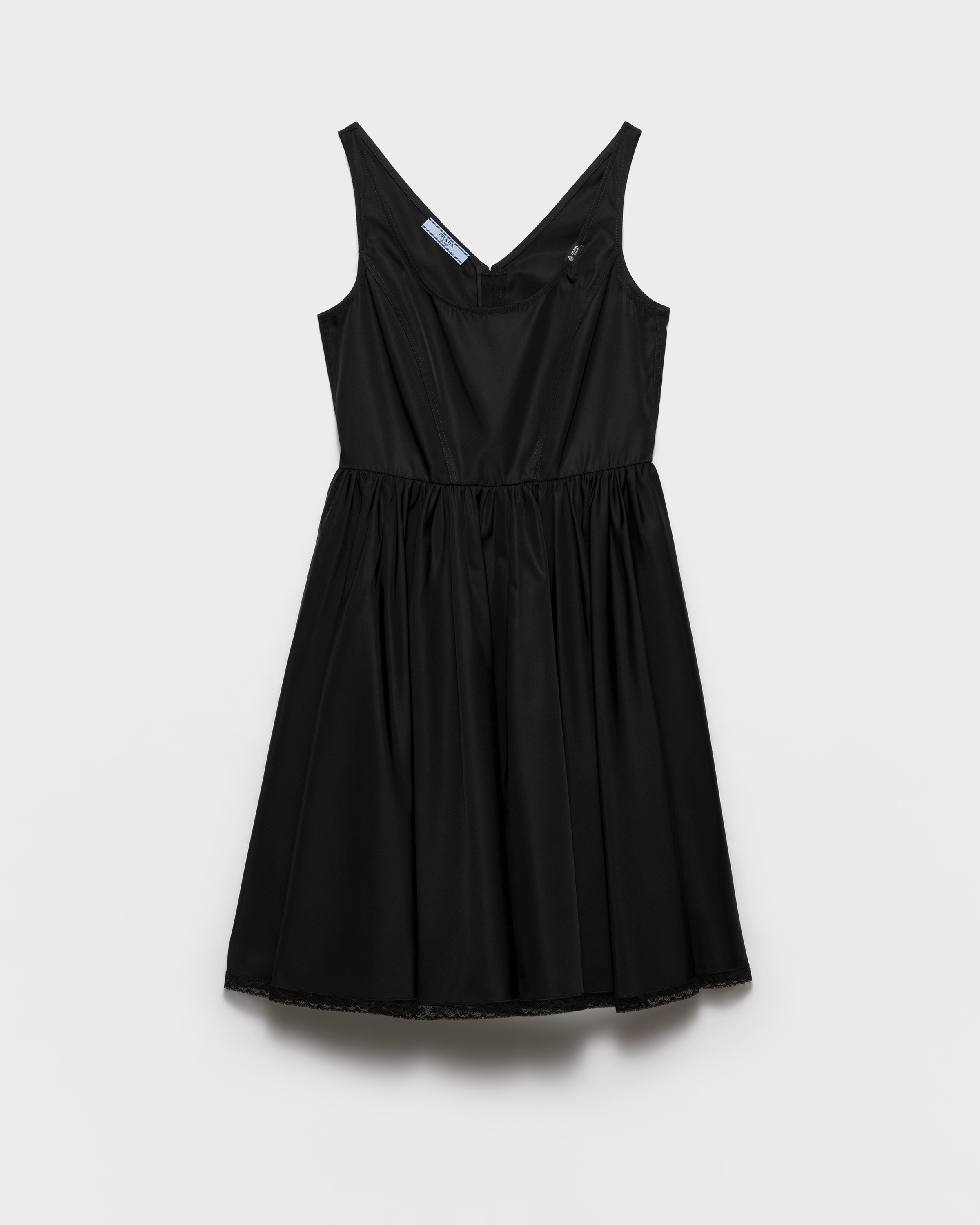 Black Re-Nylon mini-dress | PRADA - United States