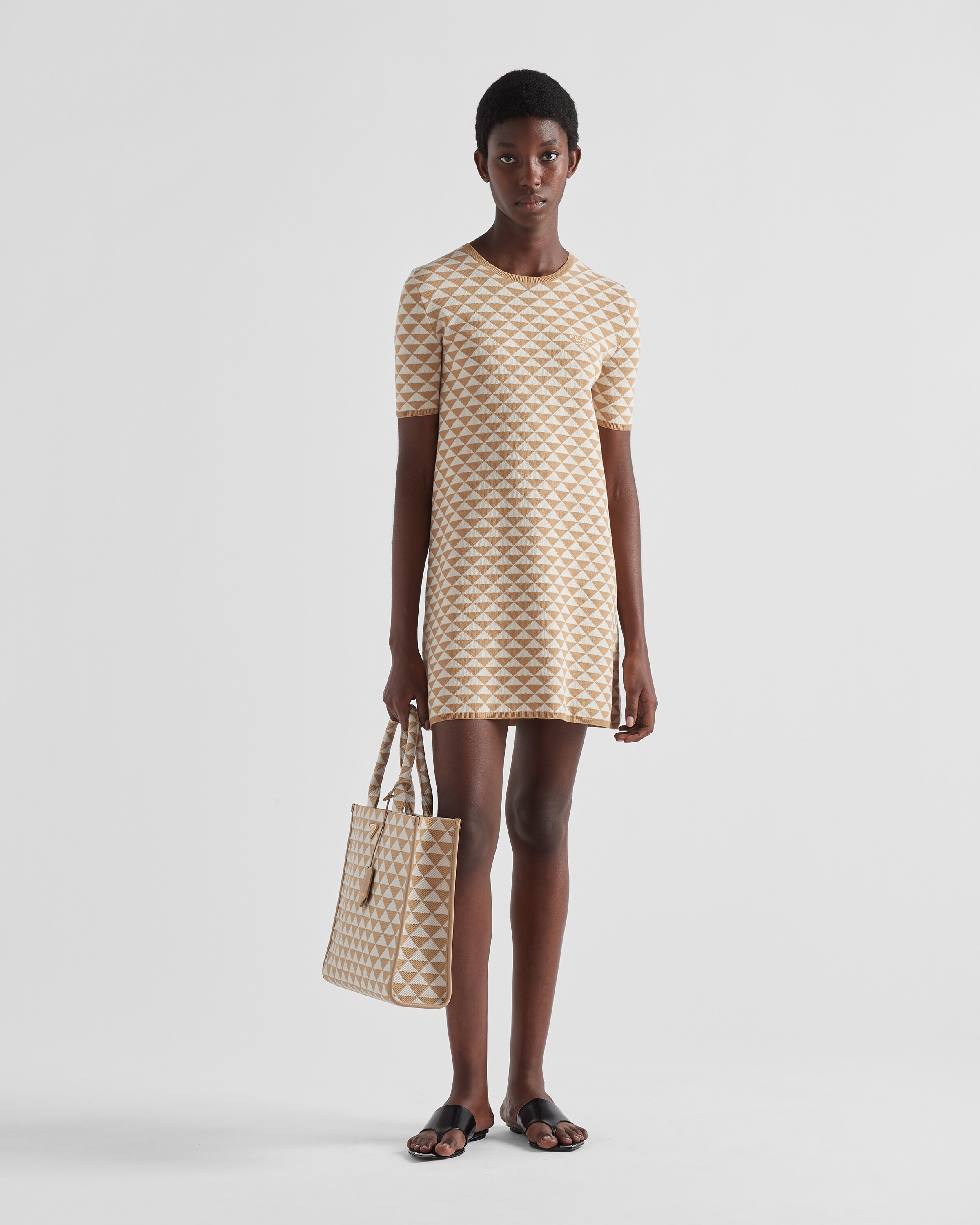 Prada shop jacquard dress