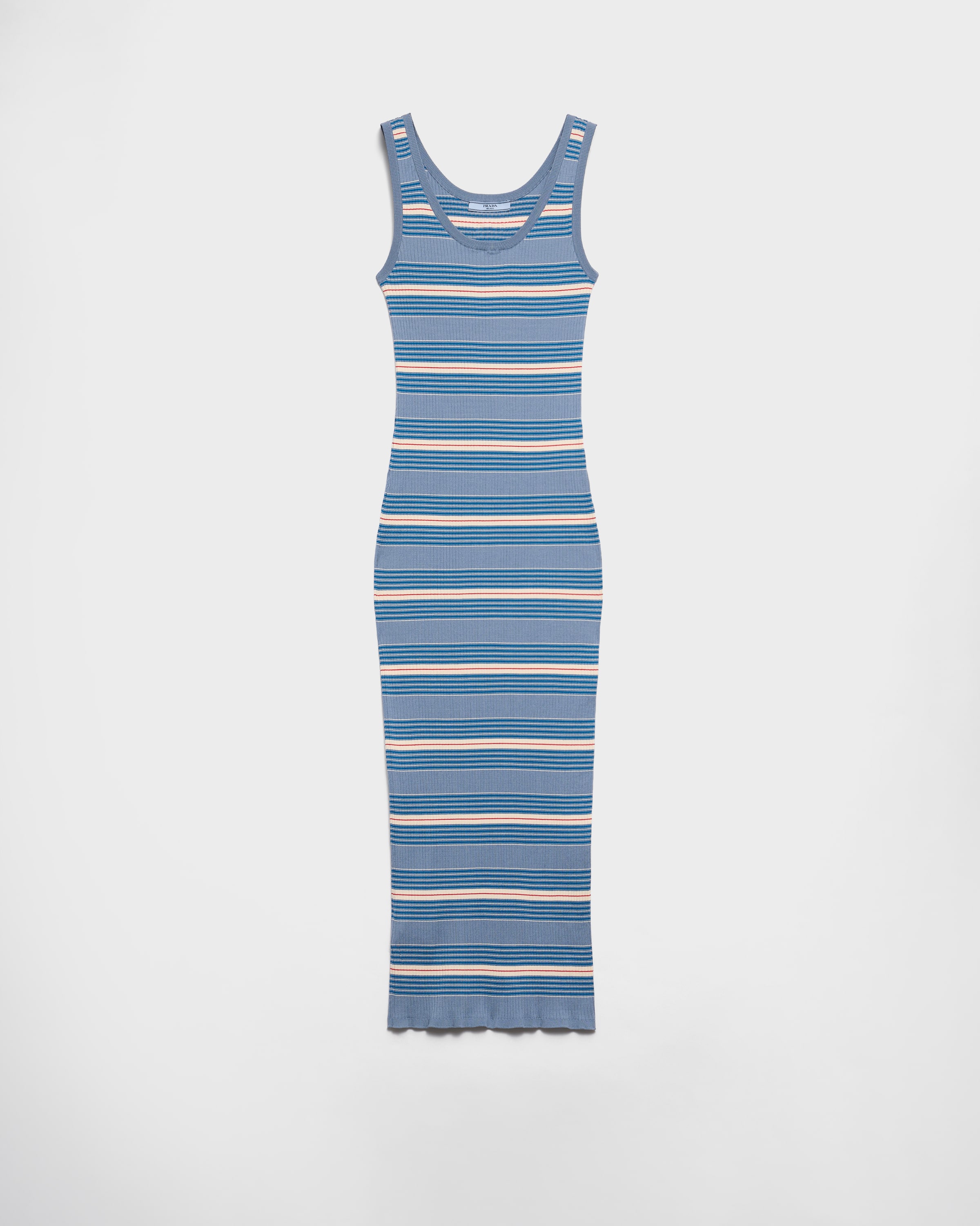 Prada Striped Cotton Dress