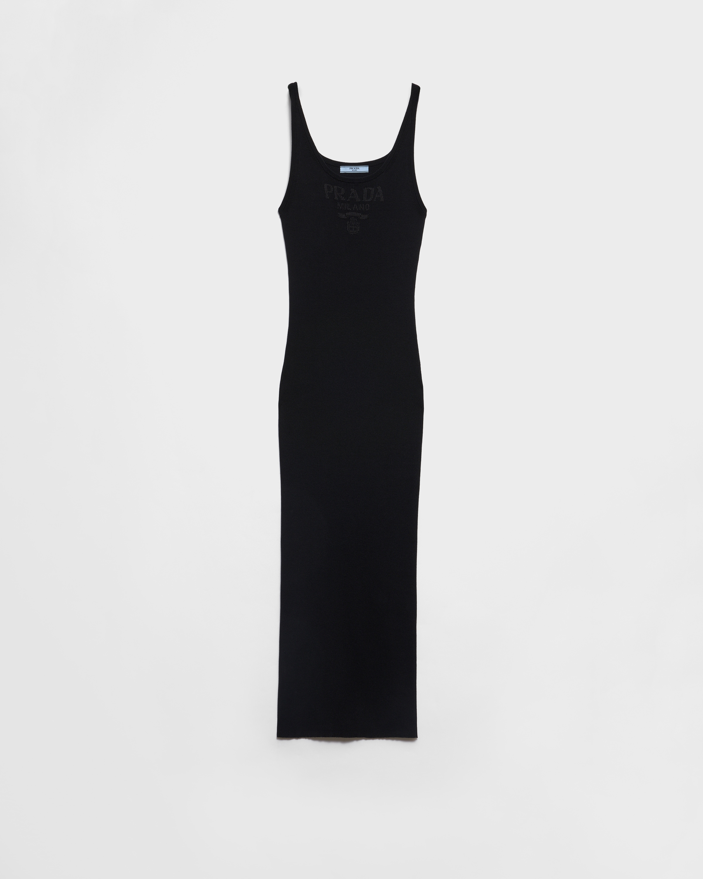 Prada Ribbed Midi Dress