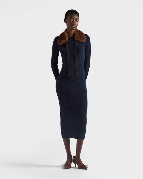 Cashmere dress - Navy Cashmere dress - Navy