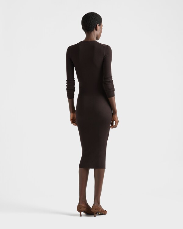 Wool dress - Cocoa Brown Wool dress - Cocoa Brown