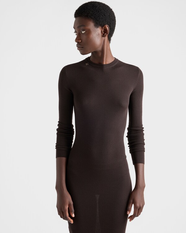 Wool dress - Cocoa Brown Wool dress - Cocoa Brown