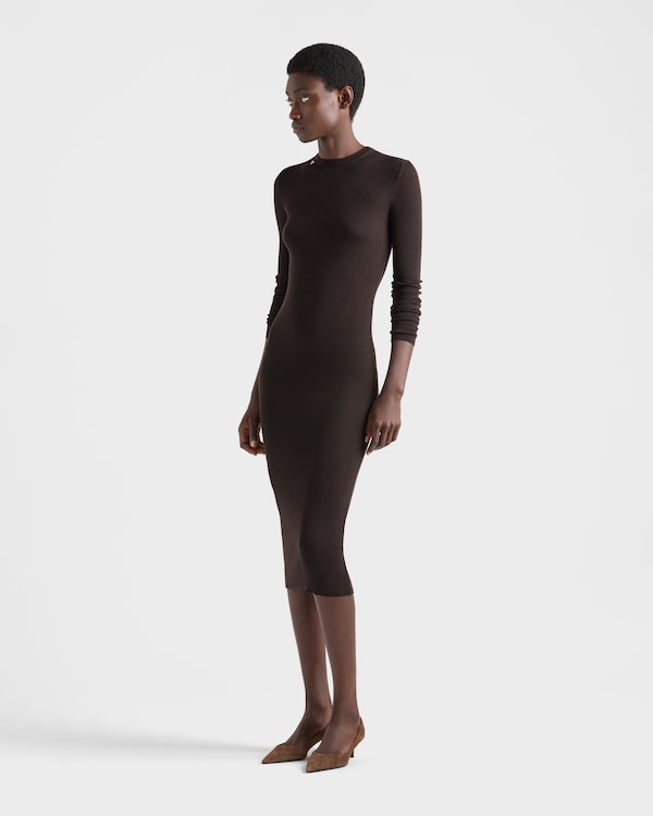 Wool dress - Cocoa Brown Wool dress - Cocoa Brown