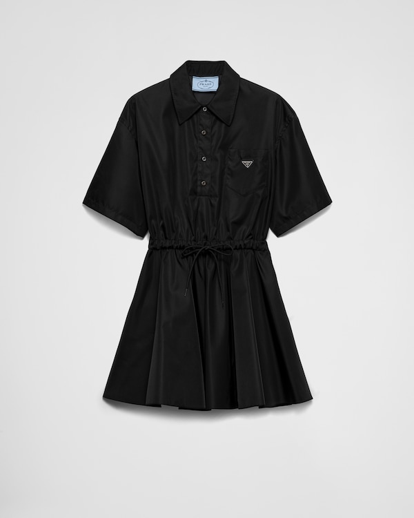 PRADA Re Nylon ギャバジン ビブ エプロンドレス