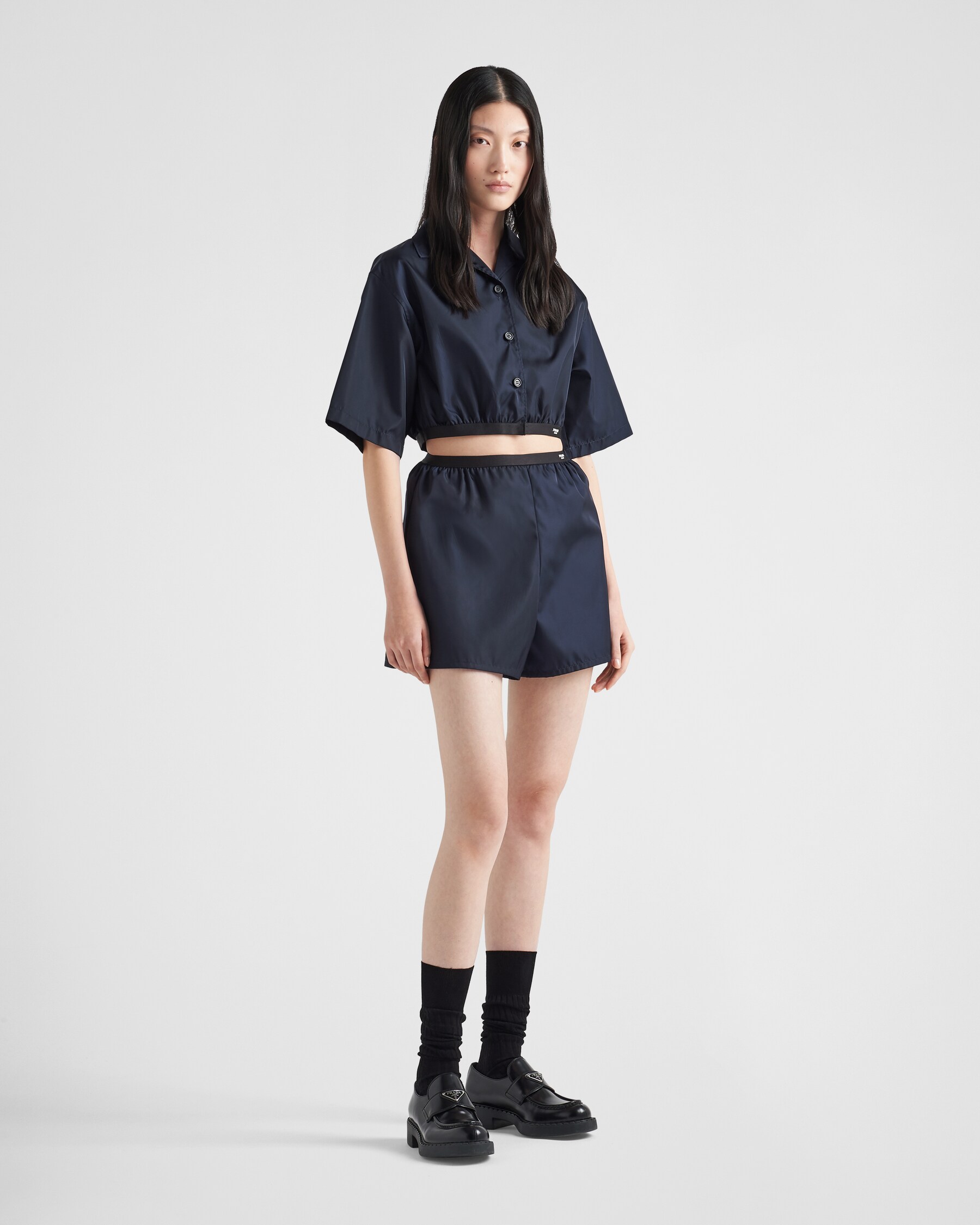 Blue Re-nylon Shirt | PRADA