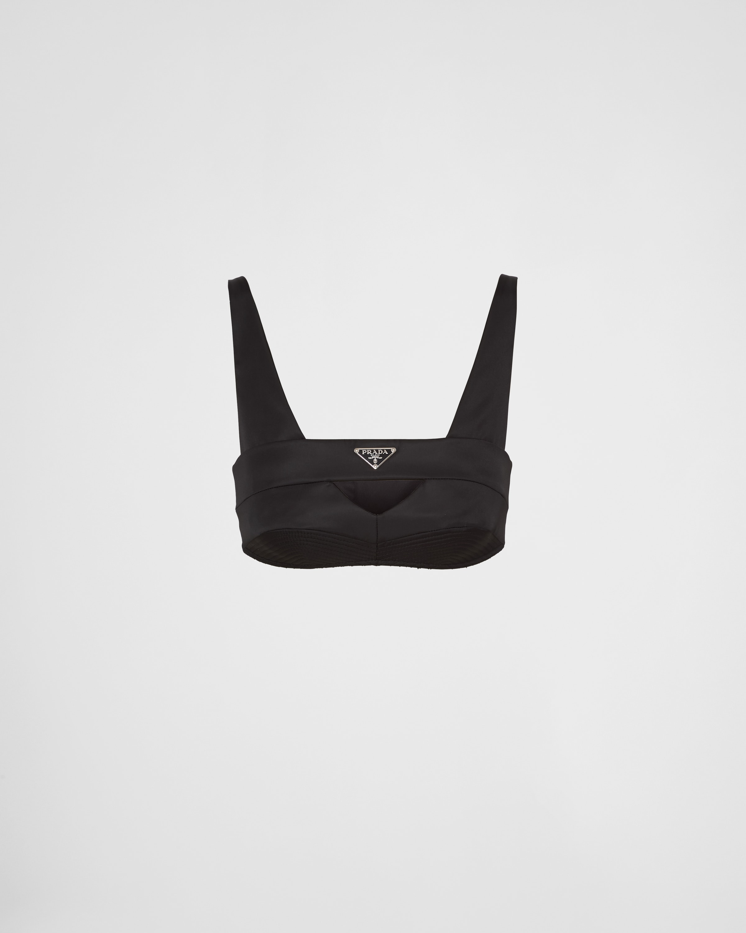 Black Re-nylon Bra