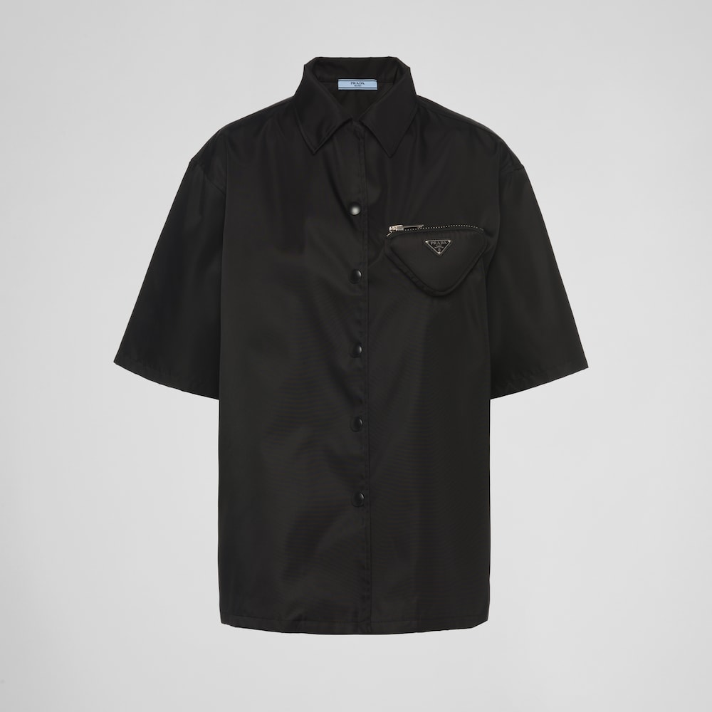 Prada Re-Nylon 再生尼龙华达呢衬衫 1