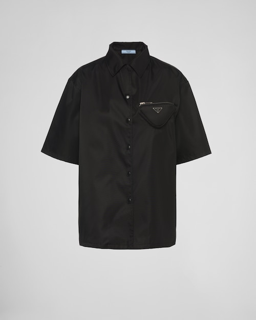 Prada Re-Nylon 再生尼龙华达呢衬衫 1