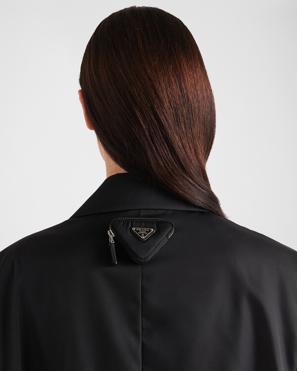 Black Single-breasted Re-nylon Jacket | PRADA