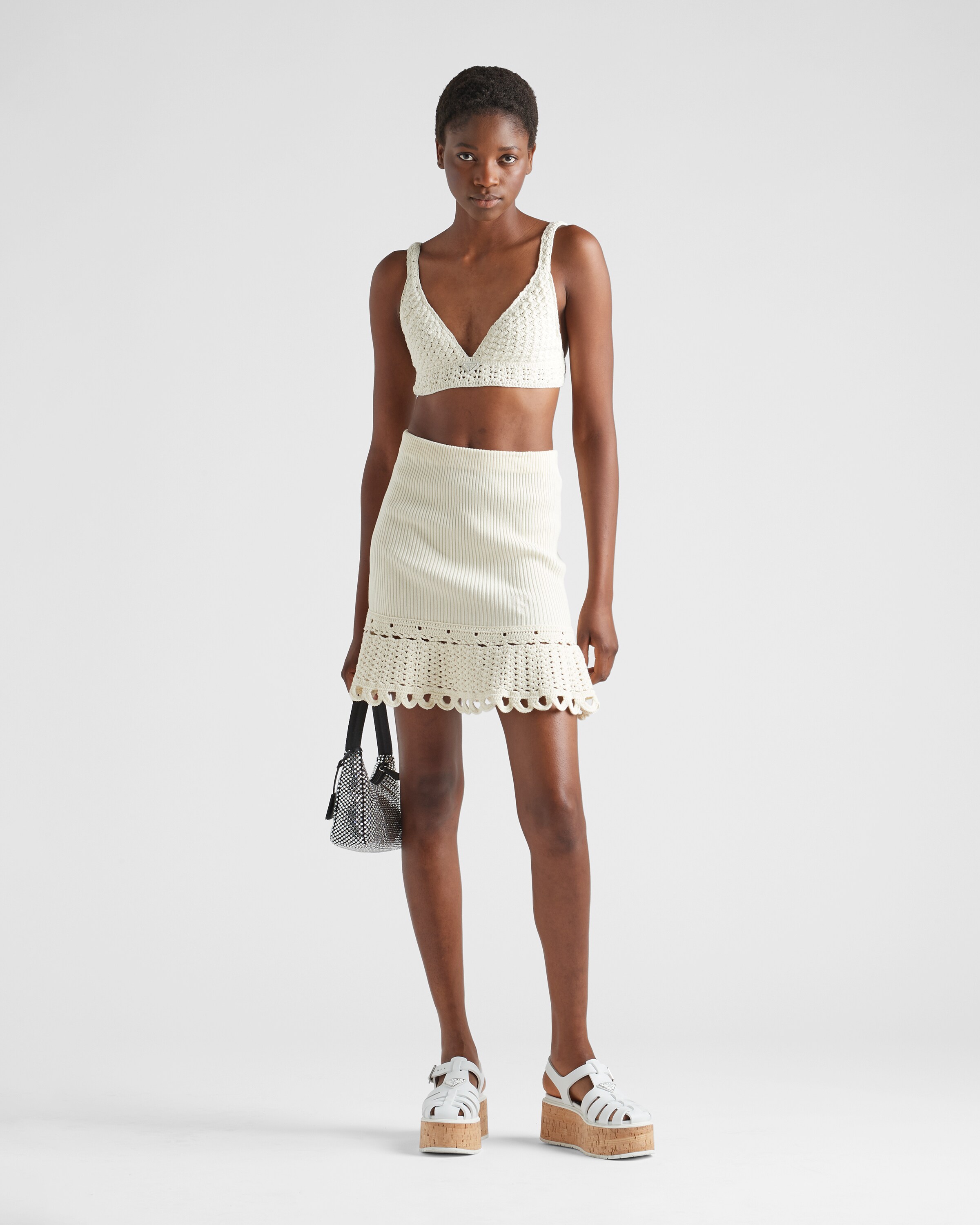Total 54+ imagen prada crochet top Abzlocal.mx