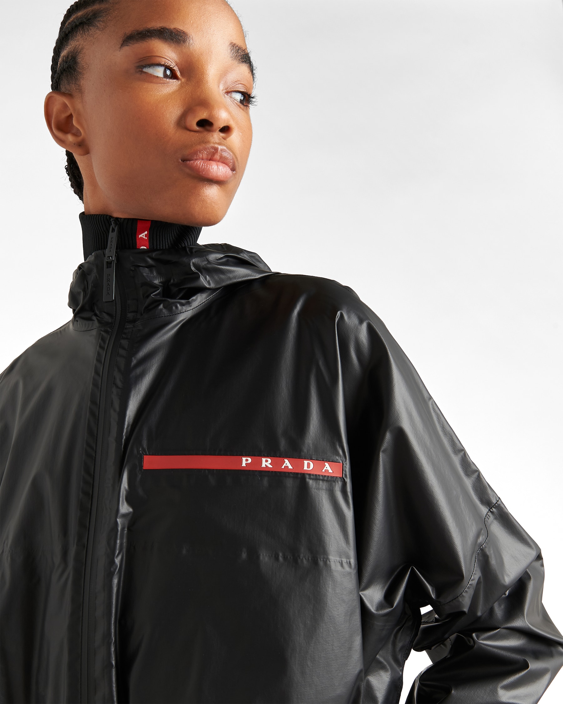 Prada Black Polyamide Shell Jacket main image 1