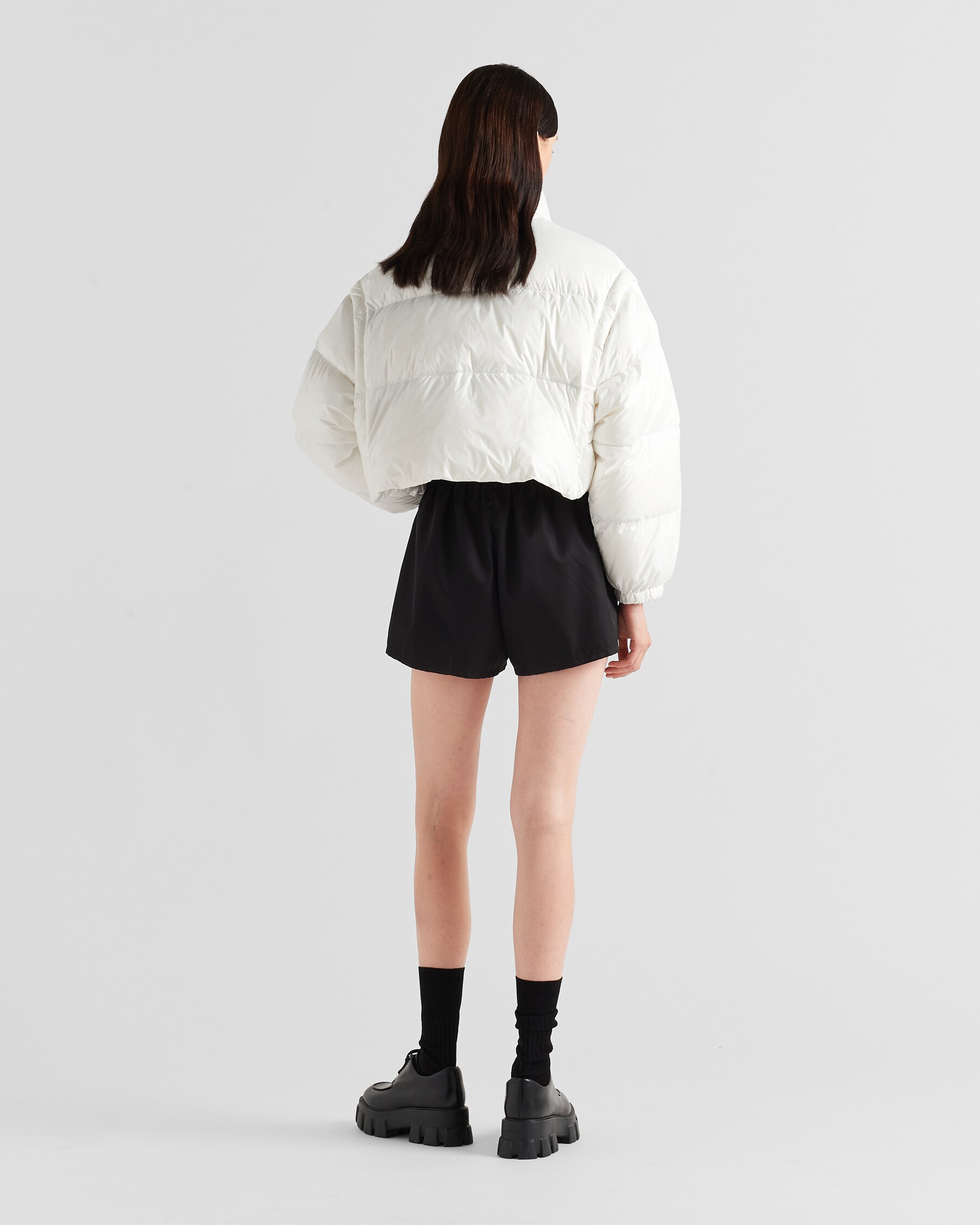 PRA CONVERTABLE DOWN JACKET IN WHITE RE-NYLON main image 0
