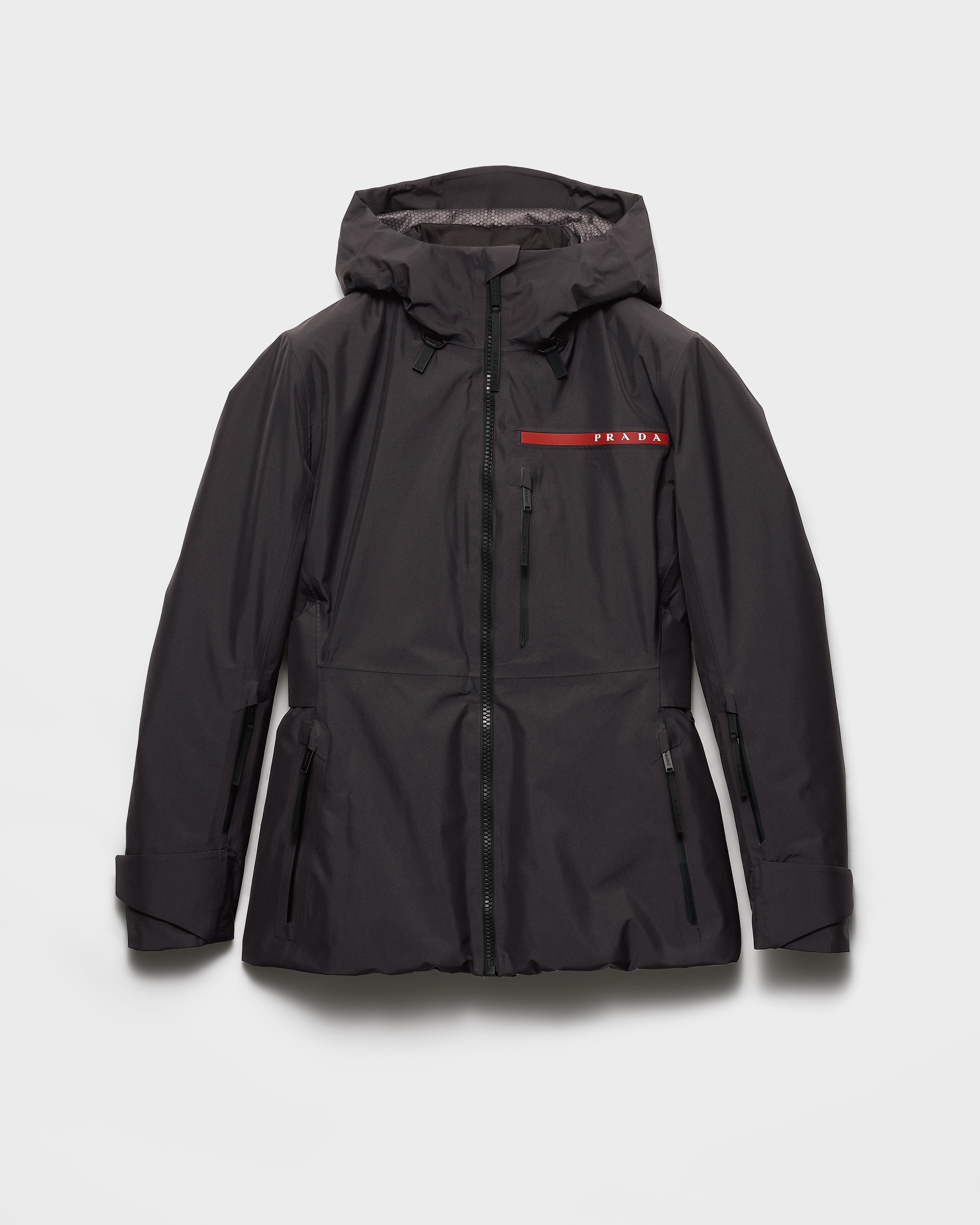 Prada Chaqueta De Esquí De Extreme-tex, Mujer, Negro, Talla M