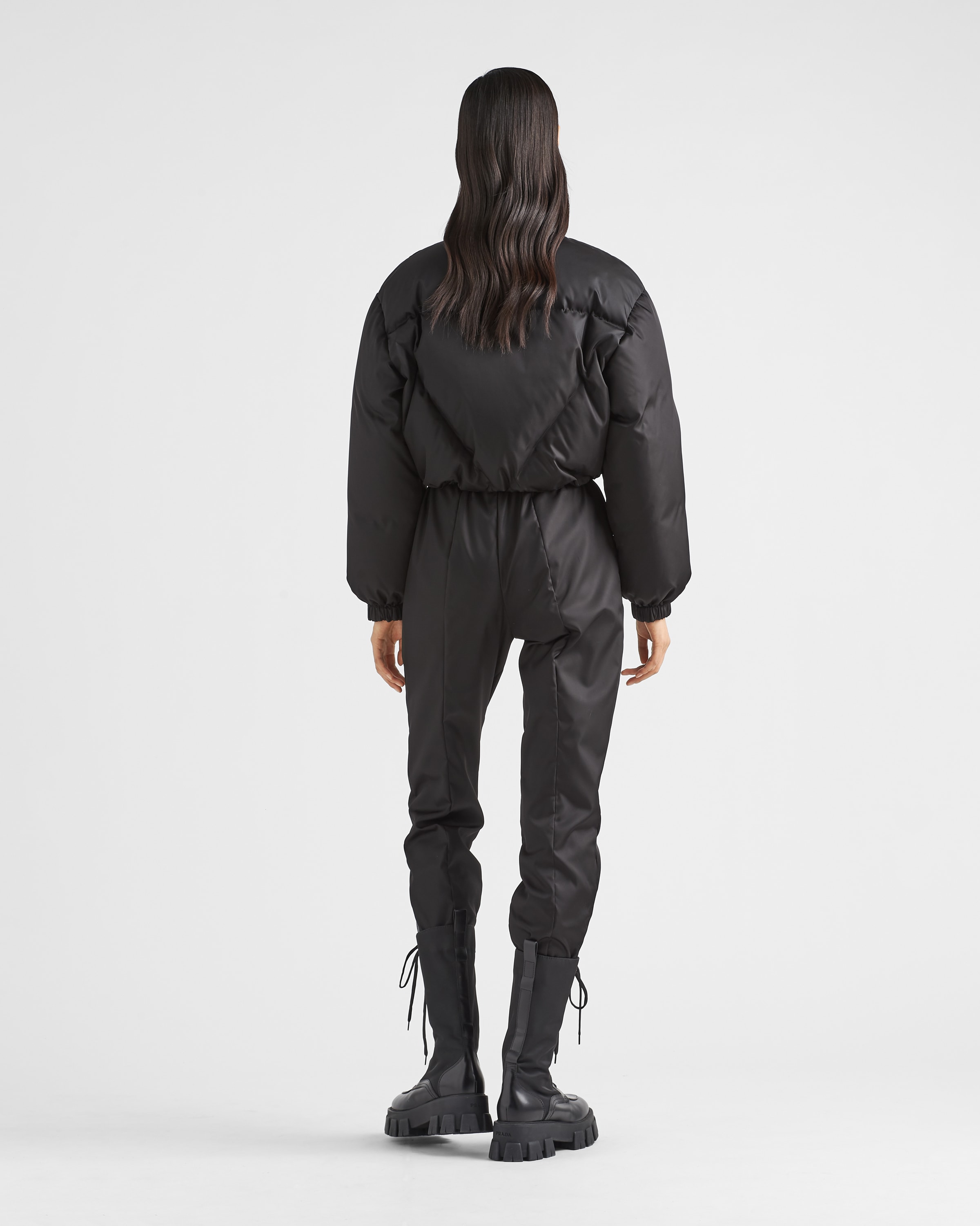 Black Re-Nylon Gabardine down jacket | Prada