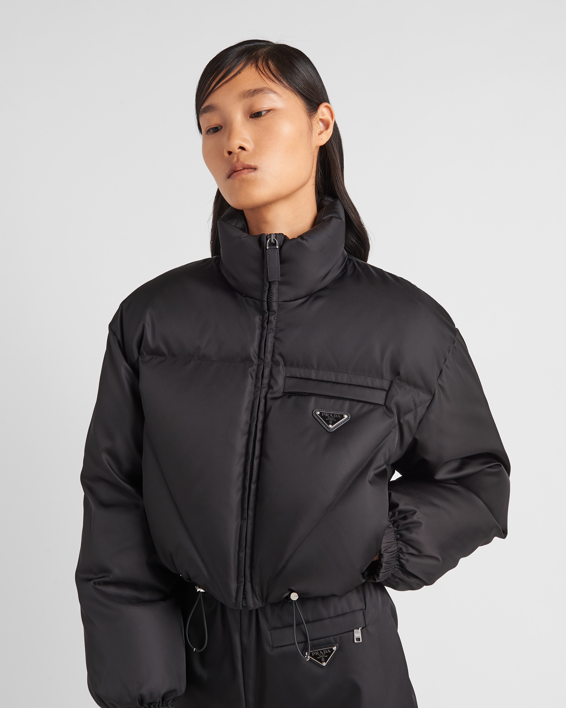 Prada nylon down top jacket