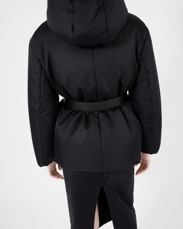 Re-Nylon hooded down jacket Re-Nylon hooded down jacket