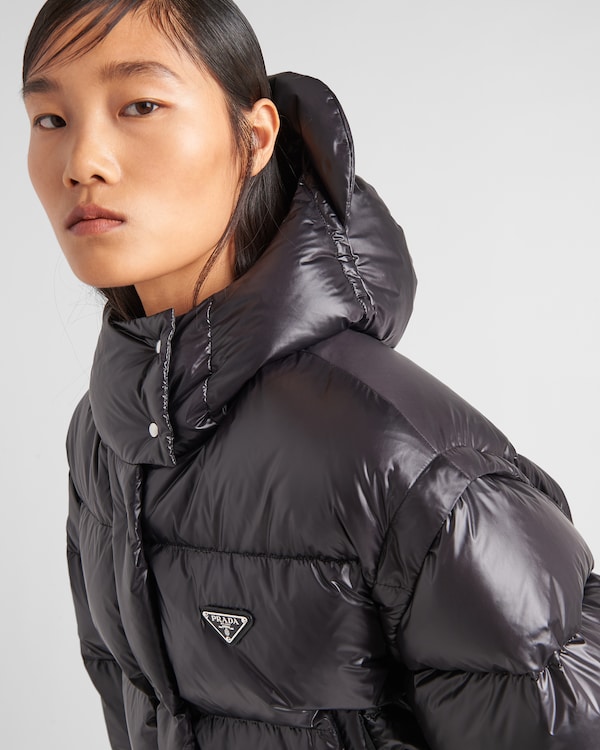 Re-Nylon convertible cropped down jacket Re-Nylon convertible cropped down jacket