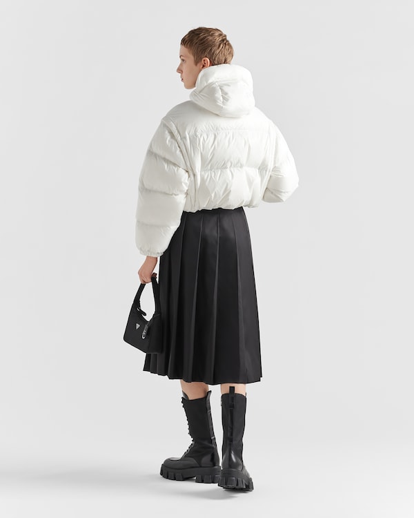 Re-Nylon convertible cropped down jacket Re-Nylon convertible cropped down jacket