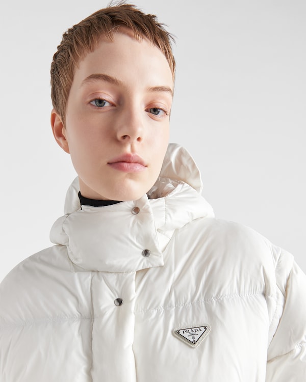 Re-Nylon convertible cropped down jacket Re-Nylon convertible cropped down jacket