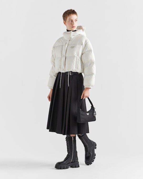 Re-Nylon convertible cropped down jacket Re-Nylon convertible cropped down jacket