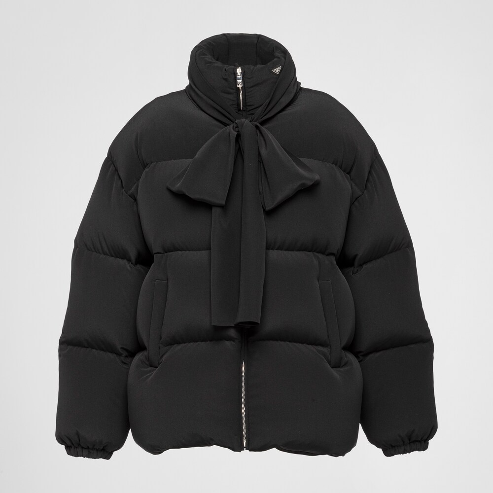 Prada Doudoune en crêpe de Chine 1